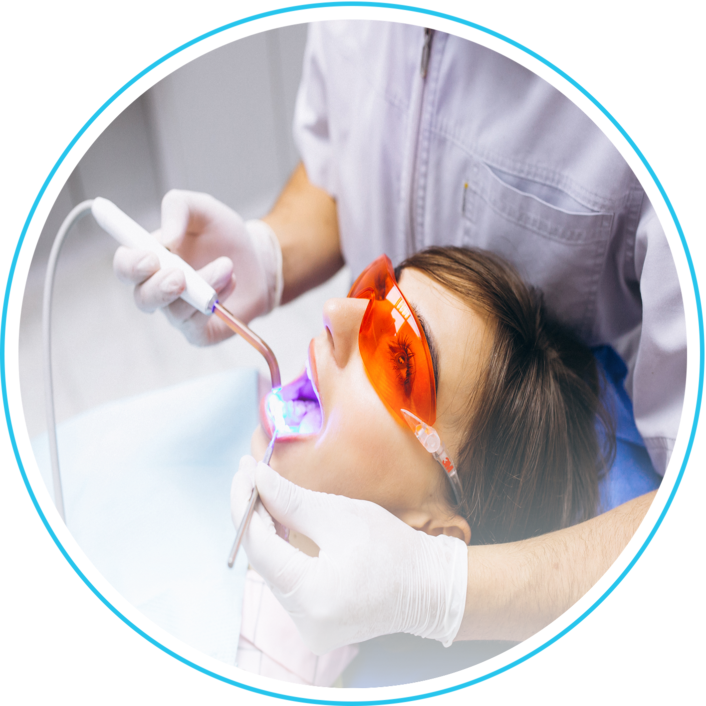 قص اللثه بالليزر